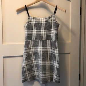 Strappy plaid dress
